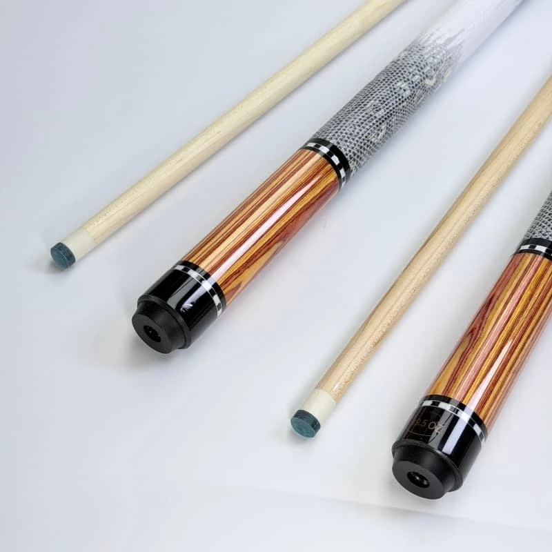 Two-Piece Maple Leather Wrap Pool Cue high quality